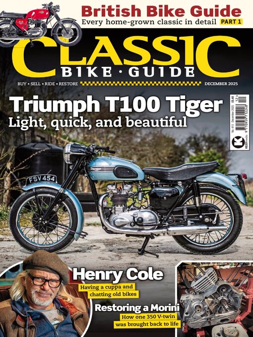 Title details for Classic Bike Guide by Kelsey Publishing Ltd - Available